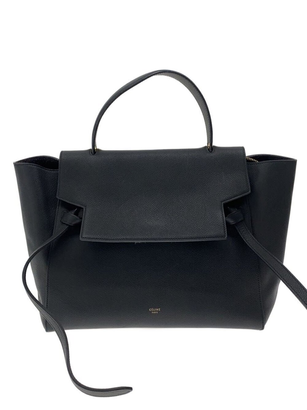 Celine belt bag belt leather Black Bag